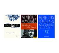 Kit Antologia poética + Antologia poética + Nova antologia poética