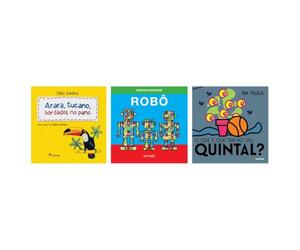 Kit Arara, tucano + Robô + O que é que tem no seu quintal?