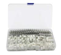 Kit ARCELI 460pcs JST Con Conector Hembra de 2,54 mm XH 2/3/4/5/6 Con Clavija Macho y Terminal Hembra