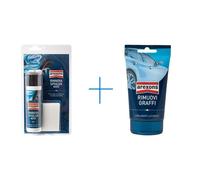 Kit Arexons Renueva Spoiler Negro de 125 Ml + Pasta Quita Rayones Tubo 150 Gr