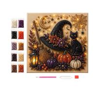 Kit Arte Con Perlas Manualidades Hogar Fantasmas Y Tenebrosos