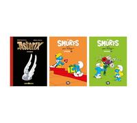 Kit Asterix Omnibus Vol. 1 + Os Smurfs Vol. 1 + Os Smurfs Vol. 2