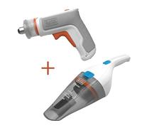 Kit: Destornillador hexagonal 3.6V + Aspirador 3.6V BCKNVCRTA01-QW BLACK&DECKER
