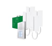 Kit Audio 4+N EXTRA-MINI de 4 Viviendas Comelit