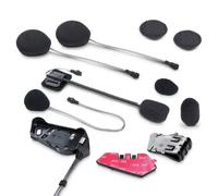 MIDLAND - Kit Audio Segundo Casco, Accesorio Intercomunicador Casco Moto Compatible con Rush RCF, BTR1 ADV, R1 Mesh - Auriculares Moto Inalámbricos Bluetooth, Micrófono, Altavoces, Instalación Fácil
