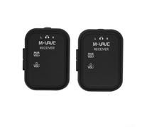Kit Auriculares Inalámbricos para m-vave WP-12 Transmisión Digital 24bit 48kHz Conexión a Muchos Ideal Grupos Musicales Negro