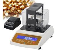 Kit Automático Para Comprobar Pureza Del Oro Y Plata Densímetro Integrado Con Pantalla LCD Y Capacidad Para 1200 G Para Medir Con Precisión Los Quilates(120k+printer)