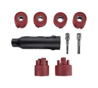 Kit automotriz del cepillo del retiro del óxido 9PCS para la limpieza de pernos de rueda y la optimización de la herramienta 1228m m