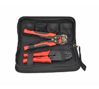 Kit awtools para conectores + 5 matrices + pelacable - herramienta com