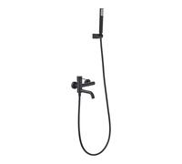 Kit baño/ducha monomando Bless negro mate Imex