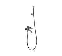 KIT BAÑO/DUCHA MONOMANDO GENOVA BLACK GUN METAL IMEX