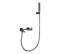 Kit Baño/Ducha Monomando Toscana Black Gun Metal Imex