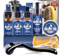 Kit Barba Cuidado para Hombre con 118 ML Champu Barba,118 ML barba acondicionador,Aceite Barba Perfumado,Balsamo Barba,Peine Barba,Eletronic Barba Libro,Regalos Originales Para Hombre