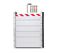 Kit Barrera Anti-Inundaciones L 93cm * H 120cm, De Aluminio, Fácil De Usar, Protección Contra Inundaciones Para Entrada De Puerta De Garage