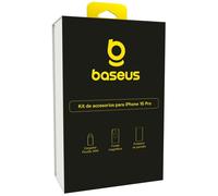 Kit Baseus iPhone 16 Pro Cargador 45W + Funda + Protector Cristal Templado