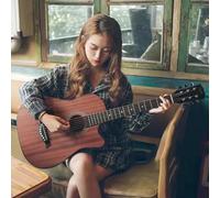 Kit Básico De Guitarra Acústica De 38 Pulgadas Incluye Estuche, Correa, Diapasón Y Púa Para Principiantes Amantes De La Música(Sapele)