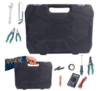 Kit Básico De Herramientas Para Hogar - Equipo Multiusos Portátil con 39 Piezas | Maletín de Herramientas,Para Asiento Trasero Delantero Interior Vehículo Furgoneta SUV Camión Camping Viaje