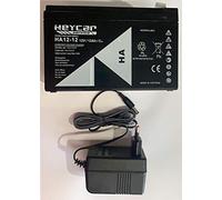 KIT BATERÍA 12V Y 12AH + CARGADOR 12V PARA COCHE ELÉCTRICO INFANTIL