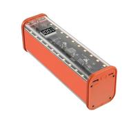 Kit batería móvil carga rápida 22 5W carcasa almacenamiento fuente de alimentación descarga puerto tipo C 65W salida protección inversa para accesorios electrónicos de viaje fácil instalación 16,6 x