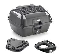 Maleta GIVI MONOLOCK B45+ PLUS NEGRO 45 LITROS KIT PLACA UNIVERSAL