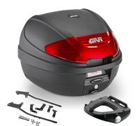 Kit Baúl E300N2B GIVI 30LT Negro + Soportes MONOLOCK Honda CB 1300 S 2003-2006