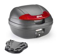 Kit Baúl E340N Givi Negro 34LT + Placa Piaggio Liberty 125 2025-2026