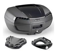 Kit Baúl E46NB GIVI + Placa Honda X-Adv 750 2021 2022 2023 46LT Negro