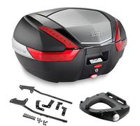 Kit Baúl Givi V47N 47LT + Soportes Honda Cbf 600 S 2007-2009 Negro
