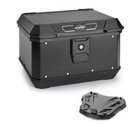 Kit Baule para Moto KMX400B KAPPA + Placa Para CF Moto 450 MT 2024-2026 40LT