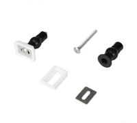 Kit Bisagras Cromadas para Roca Giralda y Senso(33mm) | Compatible para roca Dama Senso, desmontable, rápida, acabado , para ajuste perfecto