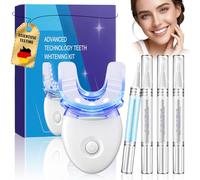 Kit Blanqueador Dental, 3 Piezas Gel Blanqueador de Dientes, Blanquear los Dientes de Forma Rápida y Eficaz, para Dental Limpieza y una Sonrisa Más Blanca, Uso doméstico fácil