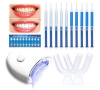 Kit Blanqueador Dental,Geles Blanqueadores,Kit de Cuidado Incluye Bandeja Bucal y Caja,Blanqueamiento Suave y Efectivo,Uso doméstico fácil,para Dental Limpieza y una Sonrisa Más Blanca