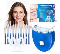 Kit Blanqueador Dental Profesional, 10 Geles Blanqueadores, Incluye Bandeja Bucal y Caja, Efecto Rápido para Dentes Manchados y Amarillos, Cuidado Bucal Estético