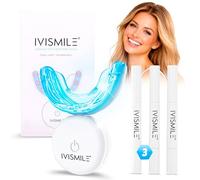 Kit Blanqueador Dental Profesional con Luz LED 32X - 3 Geles Blanqueadores para un Blanqueamiento Dental Rápido en Casa - Elimina Manchas y Recupera tu Sonrisa Blanca.