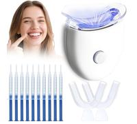Kit blanqueamiento dental Profesional,10 Piezas Gel blanqueador,Incluye dos bandejas,Teeth whitening efectivo,Uso doméstico fácil,para Dental Limpieza y una Sonrisa Más Blanca