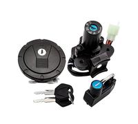Kit Bloqueo Asiento Tapón Depósito Combustible Motocicletas Para Para KMX125/250, Para KLR250 Para KLX250 Llave De Bloqueo Del Interruptor De Encendido 4 Hi