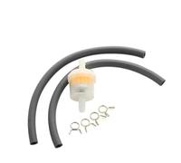 Kit Bomba Combustible 6MM 50-200CC Motocicleta Motocross ATV Scooter Combustible Depósito Válvula Interruptor Filtro Interno Gasolina Manguera Abrazaderas(Set A)