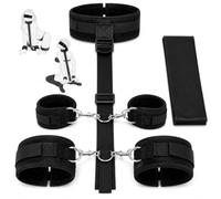 Kit Bondage BDSM para Parejas - Juguetes Sensuales Pareja con Esposas Suaves, Antifaz y Accesorios de Placer - Ideal para Iniciación al SM y Exploración Sensorial