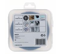 Bosch Juego de discos de corte y flap X-LOCK, 5 piezas, 125 mm, CMW - 2608619374