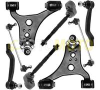 Kit brazo de suspensión delante compatible con MERCEDES A W169 B W245 compuesto por 8 autopartes