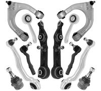 Kit brazo de suspensión delante compatible con MERCEDES E W211 S211 CLS C219 compuesto por 12 autopartes