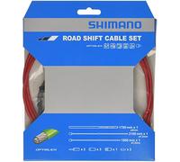 Shimano Kit de cables de cambio Optislik-Carretera Adultos Unisex Rojo Talla única