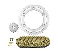 Kit Cadena Adaptable Suzuki 125 Dr Sm 2008 + 2013 428 16x50 (Diámetro Nuevo