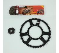 Kit cadena FE para moto Rieju 50 MRT 2018 a 2020 14 x 62 pasos 420 Ø105 mm nuevo