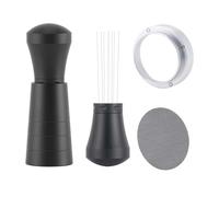 Kit Cafe Barista 51mm,WDT Tool,Anillo Dosificador Café & Pantalla de Disco Espresso,Accesorios Coffee Machine para Portafiltro 51 mm Accesorios Cafe