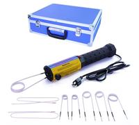 Kit Calentador de Inducción Magnética 1000W - 8 Bobinas, Removedor Portátil de Pernos y Tuercas Sin Llama, Calentamiento Rápido Hasta 800°C, Refrigeración y LED para Coche, Camión & Taller