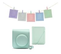 Kit cámara Fujifilm Instax Mini 12 Funda verde y accesorios protección