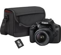 Kit Cámara Réflex CANON EOS 2000D + 18-55 mm DC + Bolsa SB130 + 16 GB (24.1 MP - Sensor APS-C - ISO: 100 a 12800)