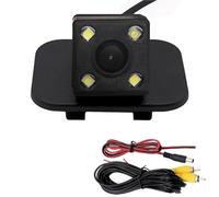 Kit Camara Trasera Coche CVBS 8 LED Cable/cámara De Visión Trasera De Coche Inalámbrica Cámara De Marcha Atrás para Mazda CX-3 2015-2019 Agujero Inverso(Wire,Fixed Parking Line)