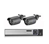 Kit Camaras de Vigilancia, NVR PoE cámara de Seguridad Impermeable for Exteriores 5MP HD vídeo de vigilancia for Exteriores de cámara IP CCTV Kits de Seguridad(2T,5MP Camera)